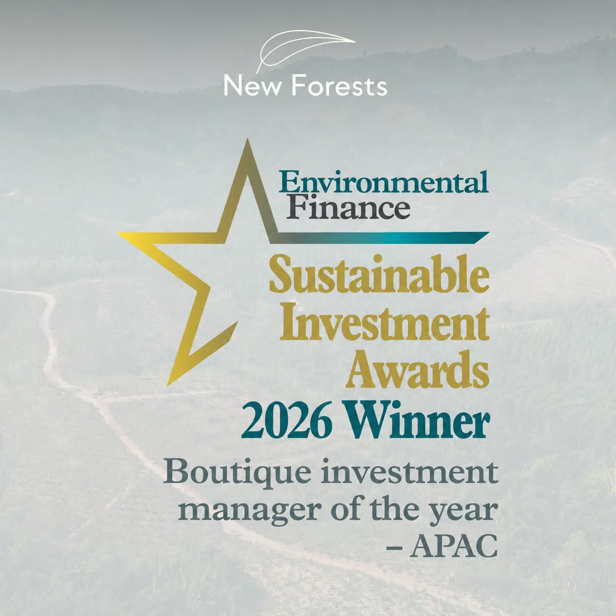 Sustainable investment award 2026